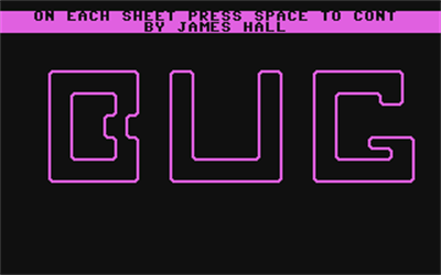 Bug - Screenshot - Game Title Image