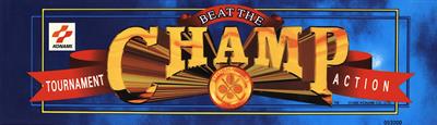 Beat the Champ - Arcade - Marquee Image