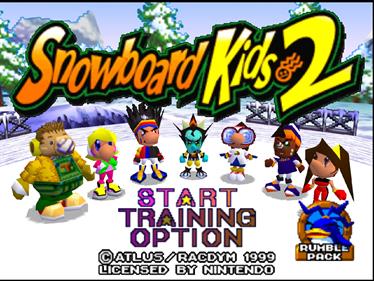 Snowboard Kids 2 - Screenshot - Game Title