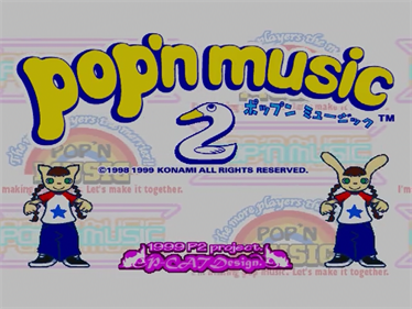 Pop'n Music 2 - Screenshot - Game Title Image