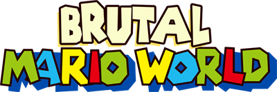Brutal Mario World - Clear Logo Image