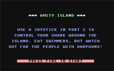 Amity Island - Screenshot - Game Title Image