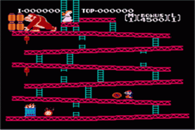 E-Reader Donkey Kong - Screenshot - Gameplay Image