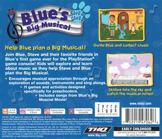 Blue's Clues: Blue's Big Musical - Box - Back Image