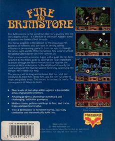Fire and Brimstone - Box - Back Image