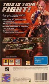 Tekken 6 - Box - Back Image
