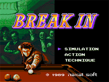 Break In - Screenshot - Game Title Image