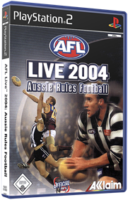AFL Live 2004: Aussie Rules Football - Box - 3D Image