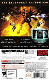 Diablo III: Eternal Collection - Box - Back Image