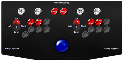 Cosmic Avenger - Arcade - Controls Information Image