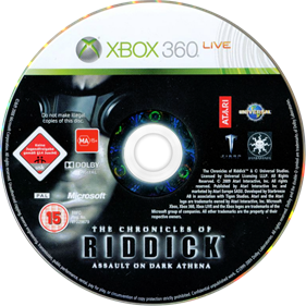The Chronicles of Riddick: Assault on Dark Athena - Disc Image