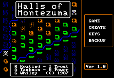 Halls of Montezuma: A Battle History of the United States Marine Corps - Screenshot - Game Title Image