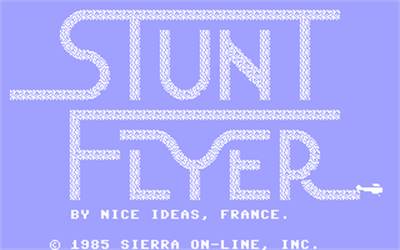 Stunt Flyer - Screenshot - Game Title Image