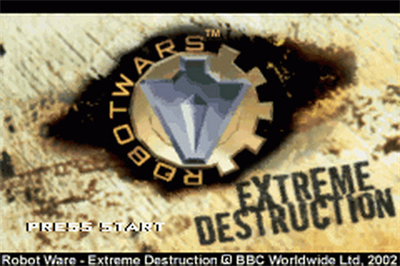 Robot Wars: Extreme Destruction - Screenshot - Game Title Image