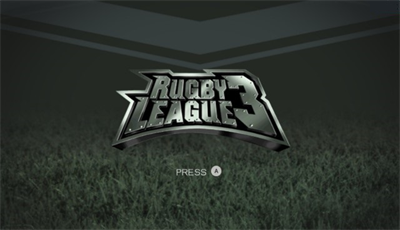 Rugby League 3 - Screenshot - Game Title Image