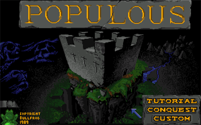 Populous - Screenshot - Game Title