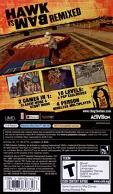 Tony Hawk's Underground 2 Remix - Box - Back Image