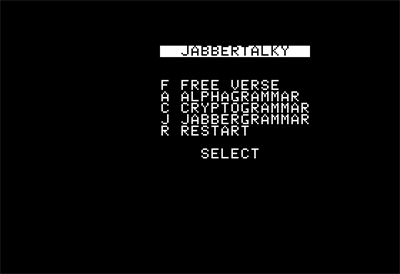 Jabbertalky - Screenshot - Game Select Image