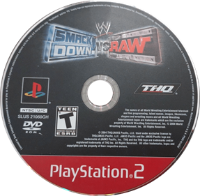WWE SmackDown! vs. Raw - Disc Image