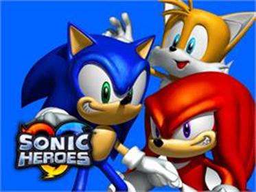 Sonic Heroes - Advertisement Flyer - Front Image