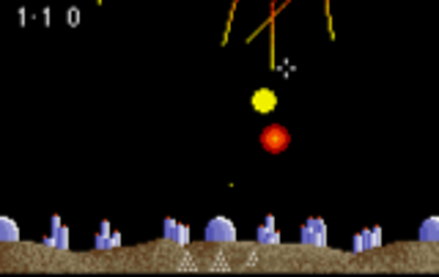 Super Asteroids & Missile Command - Screenshot - Gameplay Image