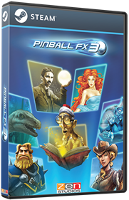Pinball FX3 - Box - 3D Image