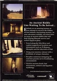 The Egyptian Prophecy - Box - Back Image