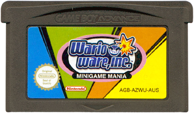 WarioWare, Inc.: Mega Microgame$! - Cart - Front Image