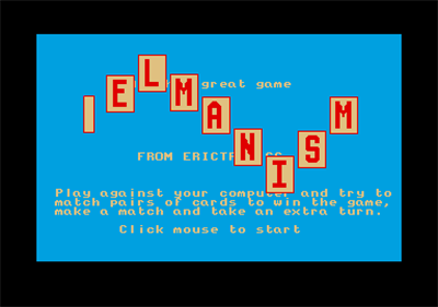 Pelmanism - Screenshot - Game Title Image