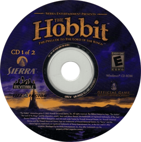 The Hobbit: The Prelude to the Lord of the Rings - Disc Image
