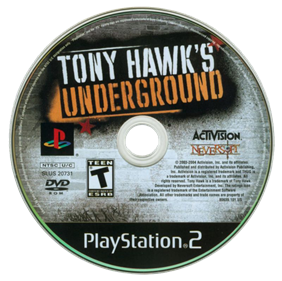 Tony Hawk's Underground - Disc Image