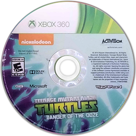 Teenage Mutant Ninja Turtles: Danger of the Ooze - Disc Image