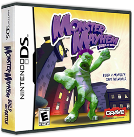 Monster Mayhem: Build and Battle - Box - 3D Image