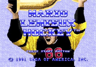 Mario Lemieux Hockey - Screenshot - Game Title Image