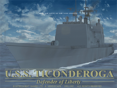 USS Ticonderoga: Life and Death on the High Seas - Screenshot - Game Title Image