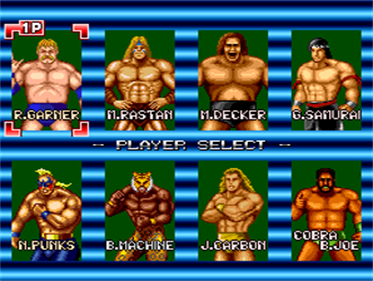 Champion Wrestler - Screenshot - Game Select Image