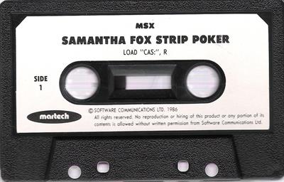 Samantha Fox Strip Poker - Cart - Front Image