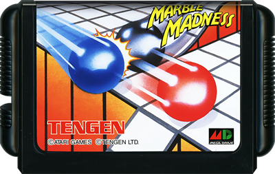 Marble Madness (Tengen) - Cart - Front Image