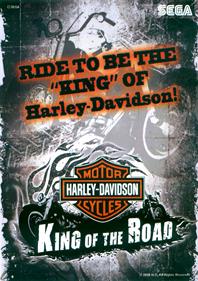 Harley-Davidson: King of the Road - Advertisement Flyer - Front
