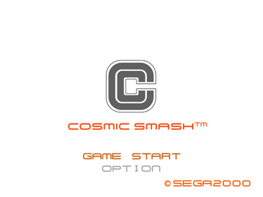 Cosmic Smash - Screenshot - Game Title Image
