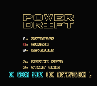 Power Drift - Screenshot - Game Select Image