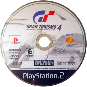 Gran Turismo 4: Online Public Beta - Disc Image