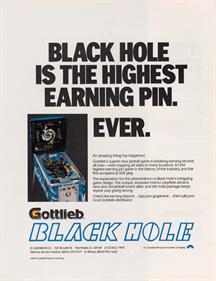 Black Hole - Advertisement Flyer - Back Image