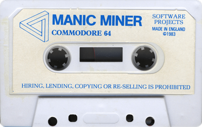 Manic Miner - Cart - Front Image