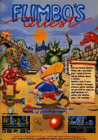 Flimbo's Quest - Advertisement Flyer - Front Image