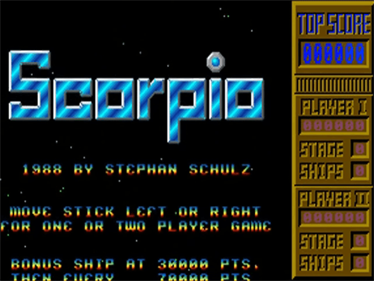Scorpio - Screenshot - Game Title Image