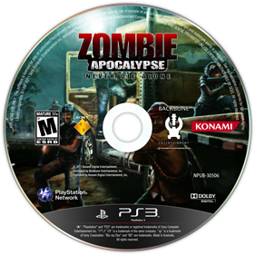 Zombie Apocalypse: Never Die Alone - Fanart - Disc Image