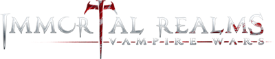 Immortal Realms: Vampire Wars - Clear Logo Image