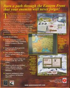 Panzer General III: Scorched Earth - Box - Back Image