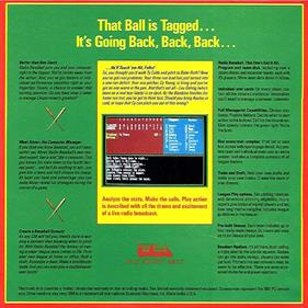 Radio Baseball - Box - Back Image